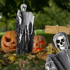 Horror Skull Ornaments Halloween Outdoor Haunted House Yard Decor Corpse Death Prop Skull Ghost Pendant Halloween Party Supplies Lootquake LLC