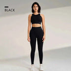 Women's High Waisted Leggings and Top THRIXINE
