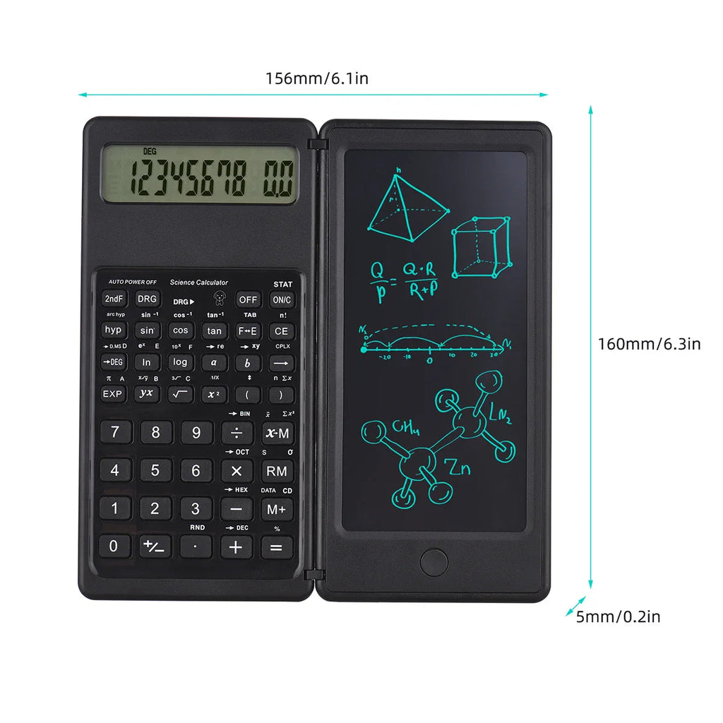 Portable Foldable  Calculator Small Scientific Calculating Machine 10 Digits Pocket Size Calculators Office Supplies Lootquake LLC