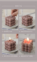 Candle Peony flower modeling gift decoration Mother's Day birthday flower scented candle