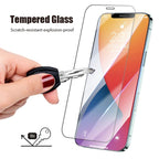 3pcs Screen Glass For Iphone 11 14 13 12 Pro Max 8 7 6 Plus 5 Screen Protector For Iphone 11 13 12 Mini Xr Xs Max Se 2020 Premium Tempered Glass Screen Protector For Iphone Stevvex