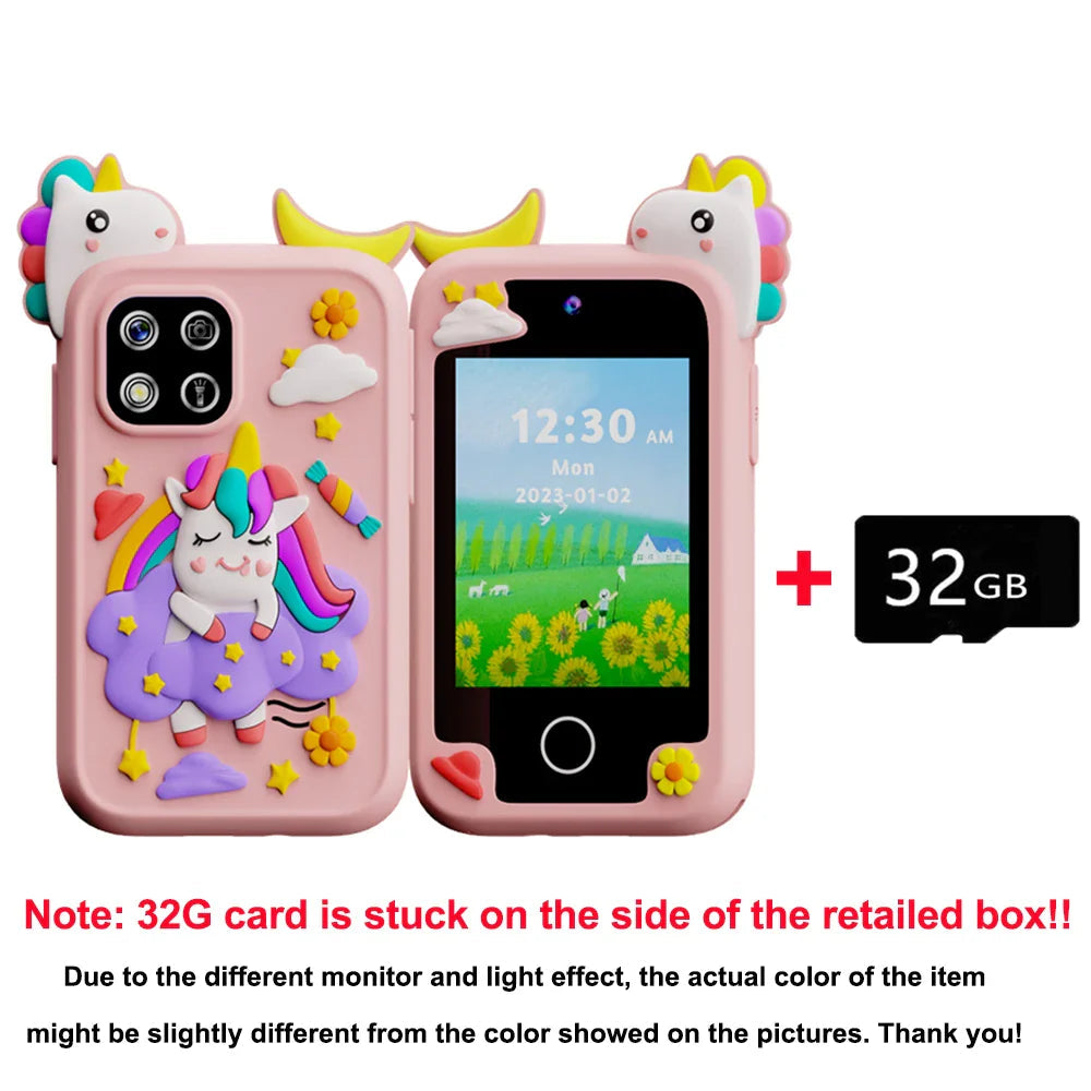 New Mini Phone Children Toy Musical Unicorn Dinosaur Baby Mobile Camera MP3 Player Educational Toys Kids Christmas Birthday Gift Lootquake LLC