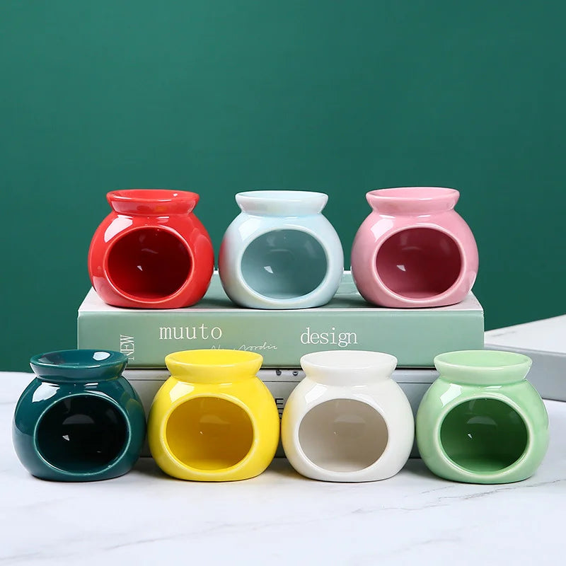 Essential Oil Burners Wax Melt Warmer Aromatherapies Aromas Diffuser Furnaces Ceramics Tealight Holder Decors Lootquake LLC
