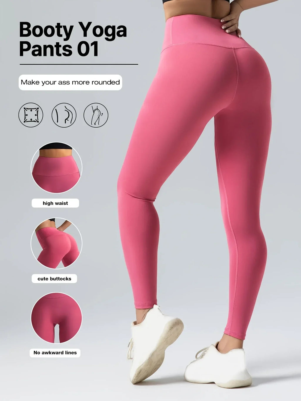 ElevateFit High-Waist Shaping Yoga Leggings - SJB-DIAMOND ELITES