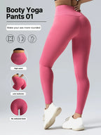 ElevateFit High-Waist Shaping Yoga Leggings - SJB-DIAMOND ELITES