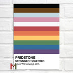 Abstract Pride Art Canvas Print Wall Decor LGBT Home Art Pi-Mart