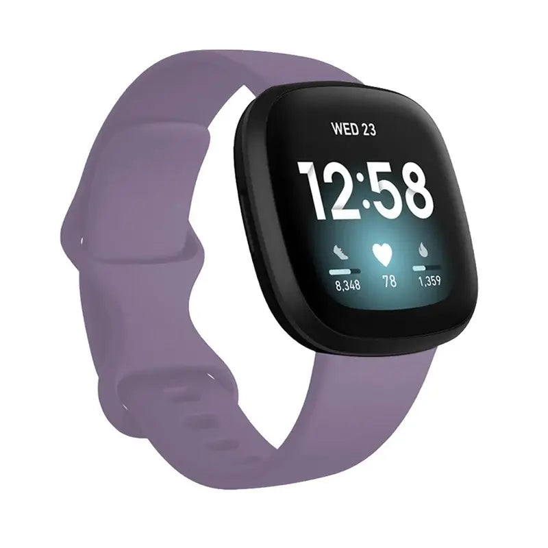 Fitbit Versa & Sense Silicone Band - Durable Stylish Straps - SJB-DIAMOND ELITES
