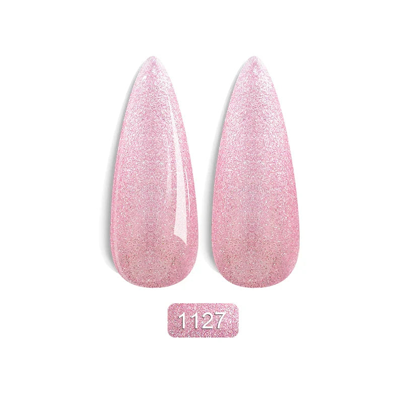 Rainbow Ghini Ultra Shiny Glitter Gel Nail Polish Semi-permanent Gellack UV Varnish Gold Silver Metal Gel Nail Art Wholesale Top