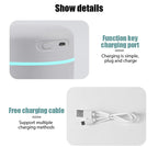 Portable 420ml Air Humidifier Aroma Oil Humidificador for Home Car USB Cool Mist Sprayer with Colorful Soft Night Light Purifier