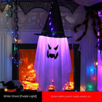 Halloween Light-Up Pumpkin Wizard Hanging Decoration for Kids Dress-Up Spooky Party Props European Window Display Holiday Decor Lootquake LLC