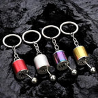 Personalized Keychain Creative Metal Mini Car Parts Manual Transmission Auto Keyring Accessories Key Ring Chain Men Lover Gift Lootquake LLC
