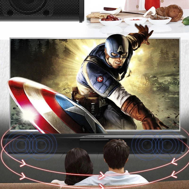 Home Theater Sound System Bluetooth Computer Speakers for TV Soundbar Box Subwoofer Radio Music Center Boom Box Column Hot Sale Lootquake LLC