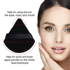 Wholesale 10/ 12 Pcs Triangle Powder Puff Wet Dry Use For Loose Powder Liquid Cosmetic Soft Plush Powder Puff Makeup Foundation Lootquake LLC