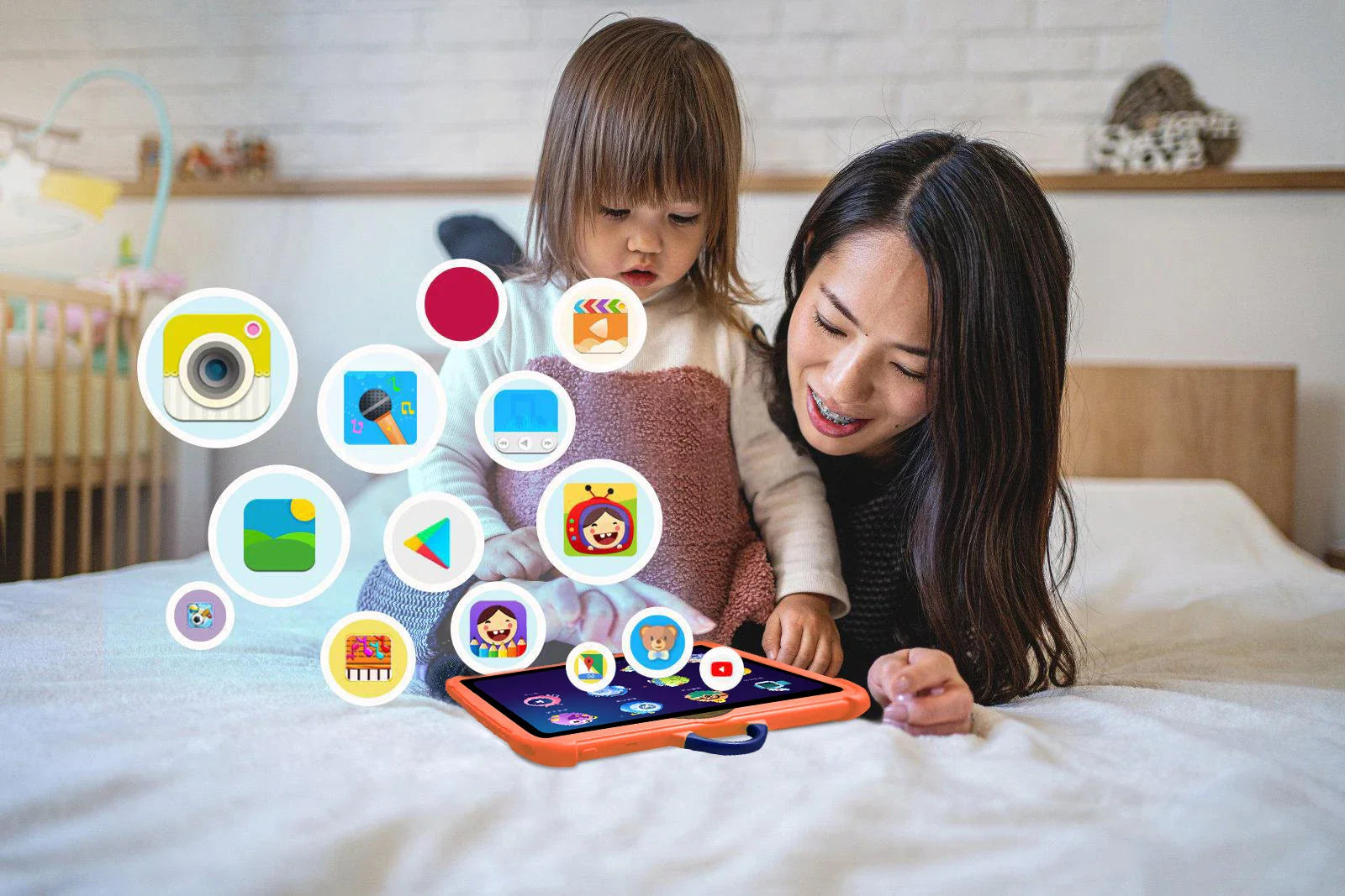 7 Inch Global Version 5G Kids' tablet Dual BOW Cameras 5G WiFi Quad Core 4GB RAM 64GB ROM Children's Gifts Tablets 4000mAh Lootquake LLC