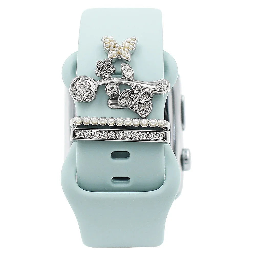 Decorative Metal Charms For Apple Watch Bands