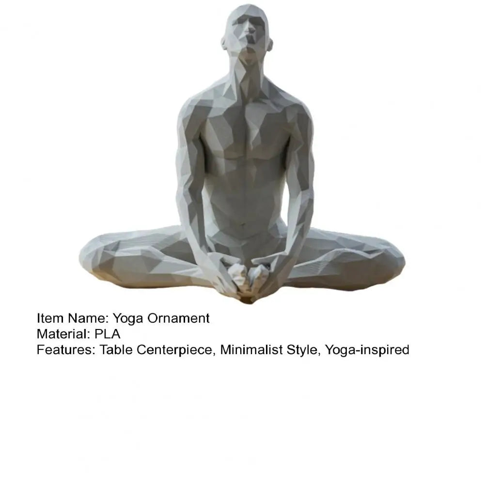 Yoga Man Meditating Abstract Statues Sculptures Yoga Figurine Nordic Living Room Home Decor Decoration Desk Ornaments Decor  ﻿