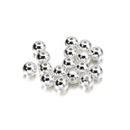 10-1000pcs/lot 3-20mm Straight Holes Acrylic Imitation Pearl Beige Bracelet Round Beads For DIY Craft Jewelry Making Supplies
