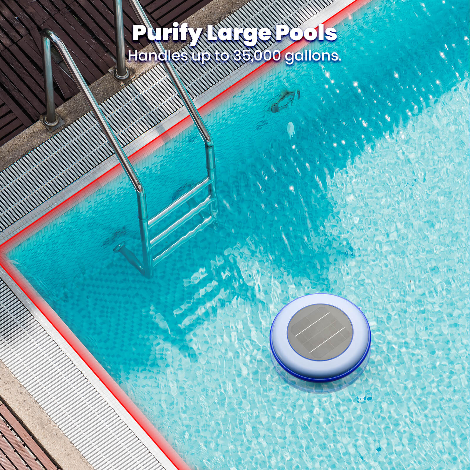 S6 Solar Pool Ionizer Airthereal