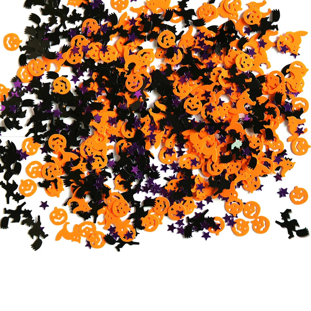Spooky Day Decorations Table Decorations Paper Confetti Glitter Decorations Decorations Halloween Confetti Ghosts Pumpkin Spider