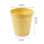 6L Small Waste Bin Desktop Garbage Trash Can Plastic Home Office Table Trash Can Dustbin Basket Household Sundries Barrel Box Y Lootquake LLC