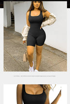Seamless One-Piece Short Yoga Sportswear THRIXINE
