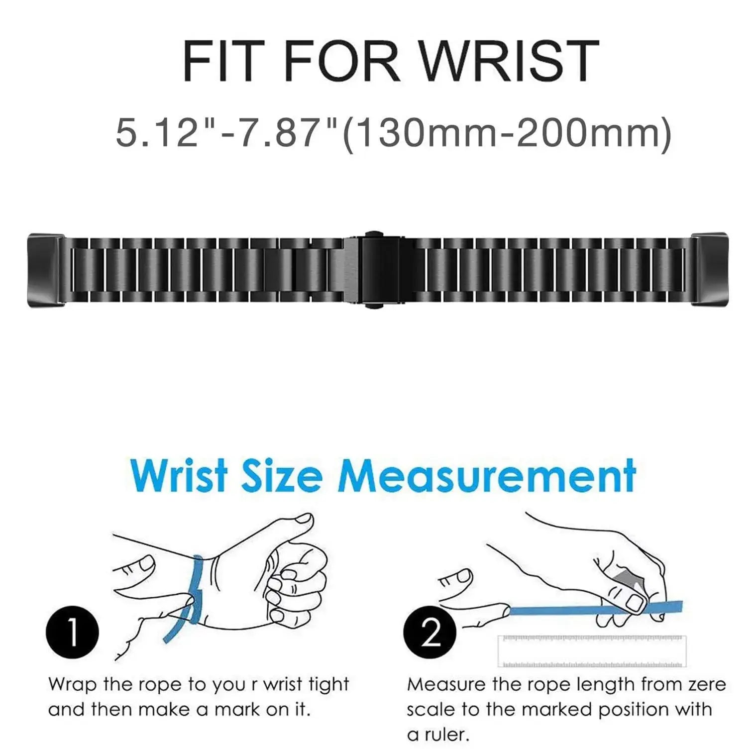 Fitbit Charge 5 6 Stainless Steel Band - Sleek Durable Design - SJB-DIAMOND ELITES