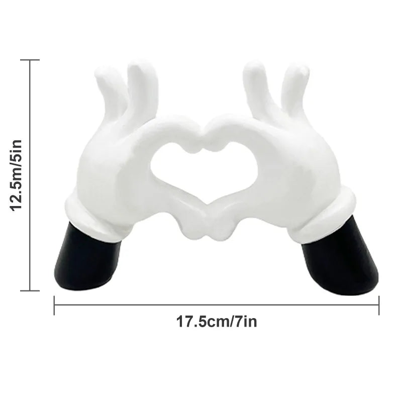 Aesthetic Hand Figurines Worship Money Creative Resin Sculpture Art Hand Statue Luxury Livingroom Decoration Desk Accessories Lootquake LLC