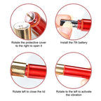 Electric Cosmetic Brush Foundation Blush Loose Powder Washable Tool Battery Type Makeup Brush Vibration Gears Beauty Brush