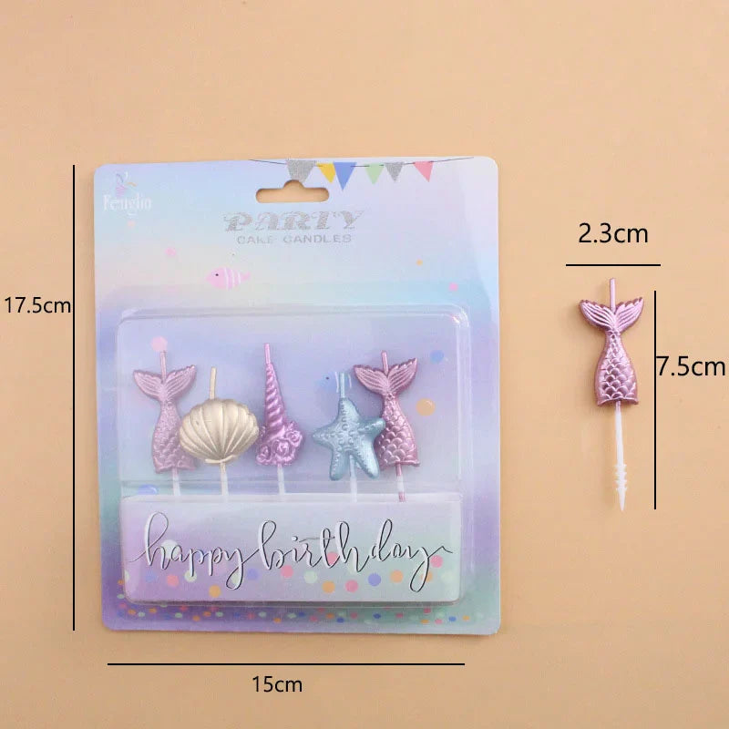 Birthday Cake Candles Children's Gift House Mini Candle Colored Beautiful Ritual Funny Girl Christening Gifts For Guests Candle Lootquake LLC