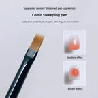 Gradient Nail Art Brush Acrylic Nail Ombre Pen DIY UV Gel Brushes Painting Drawing Flowers Nails Brush Manicure Tools for Salon Lootquake LLC