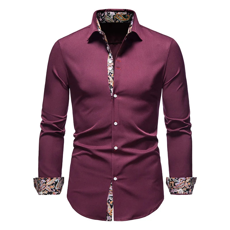 Men's Shirt with Collar White Shirts Man Long Sleeve Men's Shirts 2023 Mens Polo Shirts for Men Famous Brands Lootquake LLC