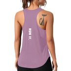 LOVELYX Flow: Women's Unique Letter Yoga-Run Vest THRIXINE