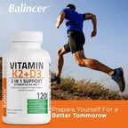 Vitamin D3 + K2(MK7) Supplement - Bone, Joint, Heart, Immune, Teeth and Skin Health Support - Non-GMO Supplement Lootquake LLC