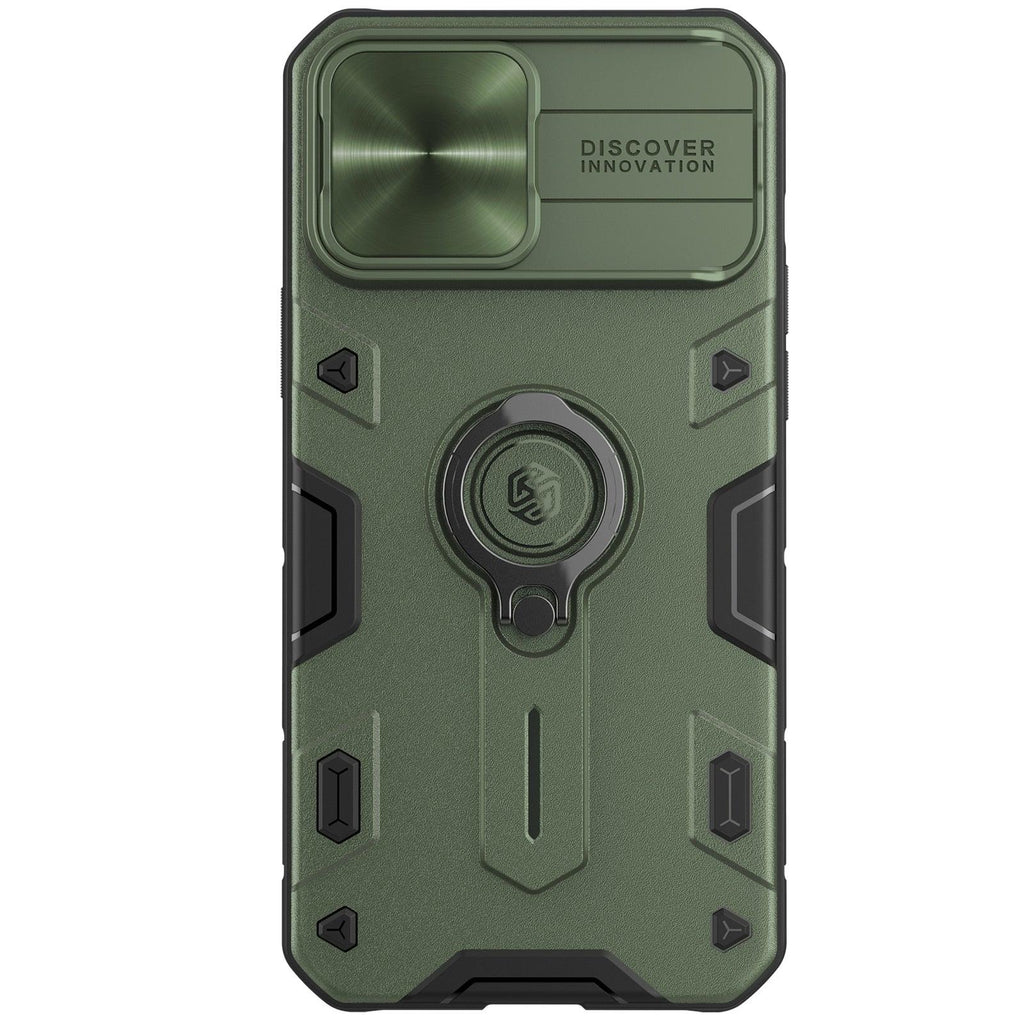 Slide Camera Lens Cover And Kickstand Ring Holder Heavy Duty Case iPhone 13 Pro Max Case iPhone 13 Mini Case With Ring Stand Camera Protection Slide Cover Stevvex