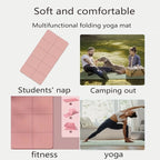Foldable Yoga Mats Are Suitable for Travel Non-slip, Eco-friendly, Lightweight - SJB-DIAMOND ELITES