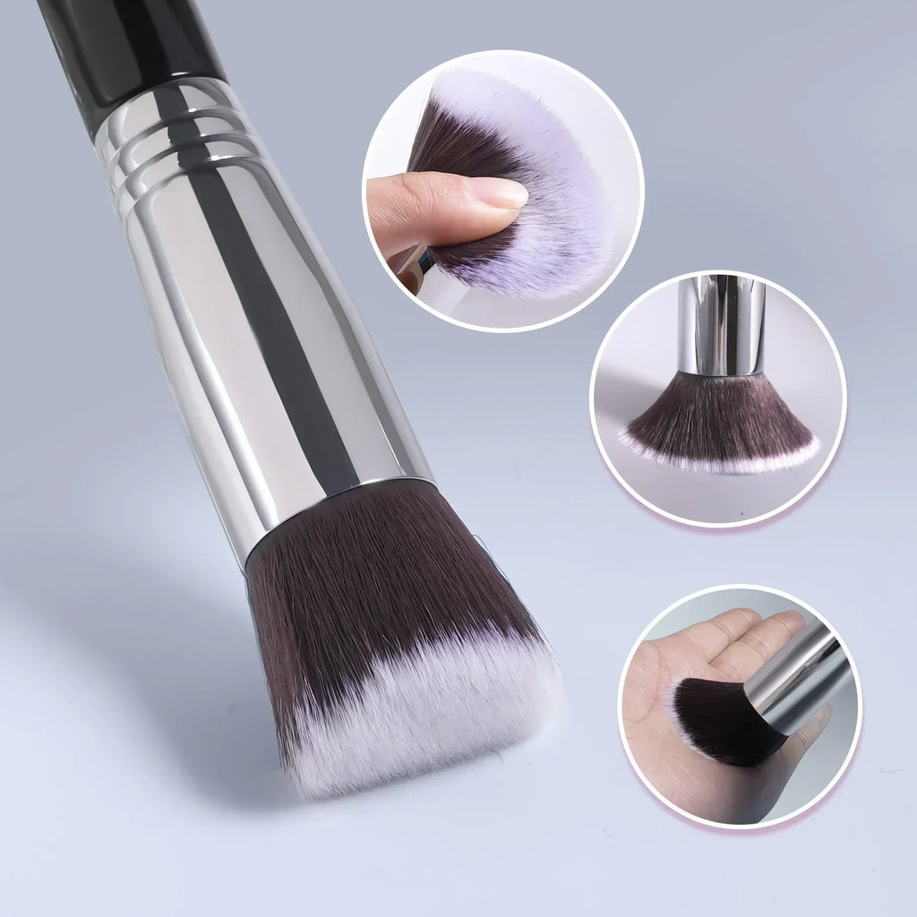 Powder Brush Professional Makeup Brushes Black Multifunctional Foundation Blush Sculpting Bronzer Brush Make Up Tools Lootquake LLC