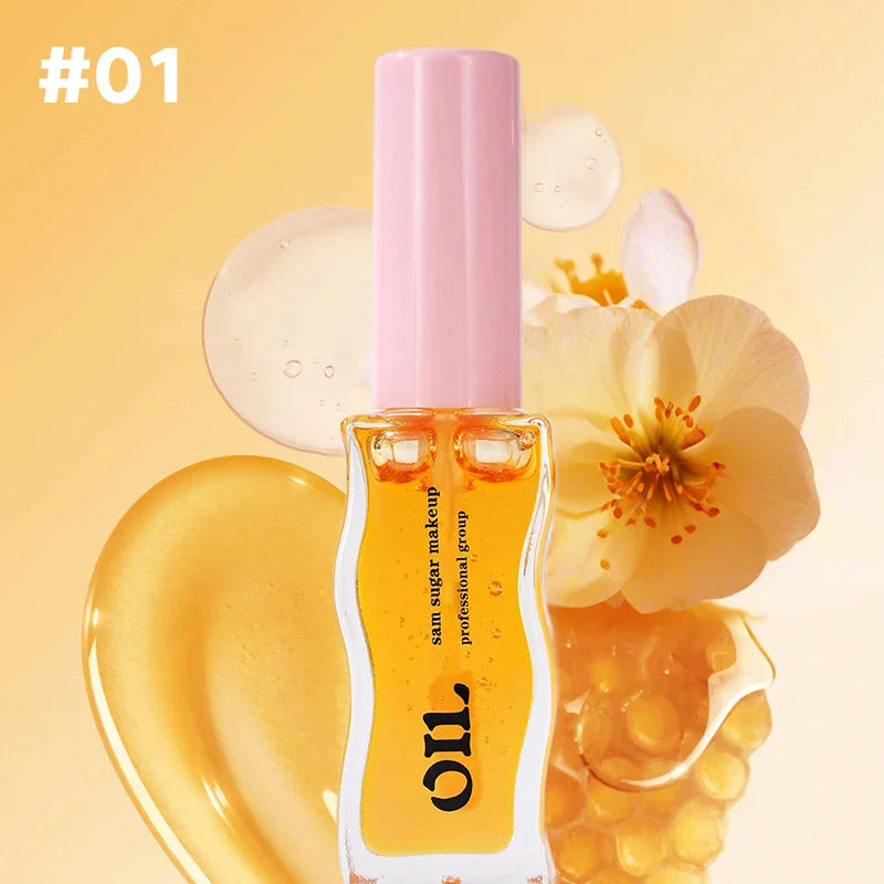 Water Light Honey Essence Lip Oil Long Lasting Moisturizing Fruity Shimmer Jelly Reduce Lip Lines Liquid Lipstick Gloss Makeup Lootquake LLC