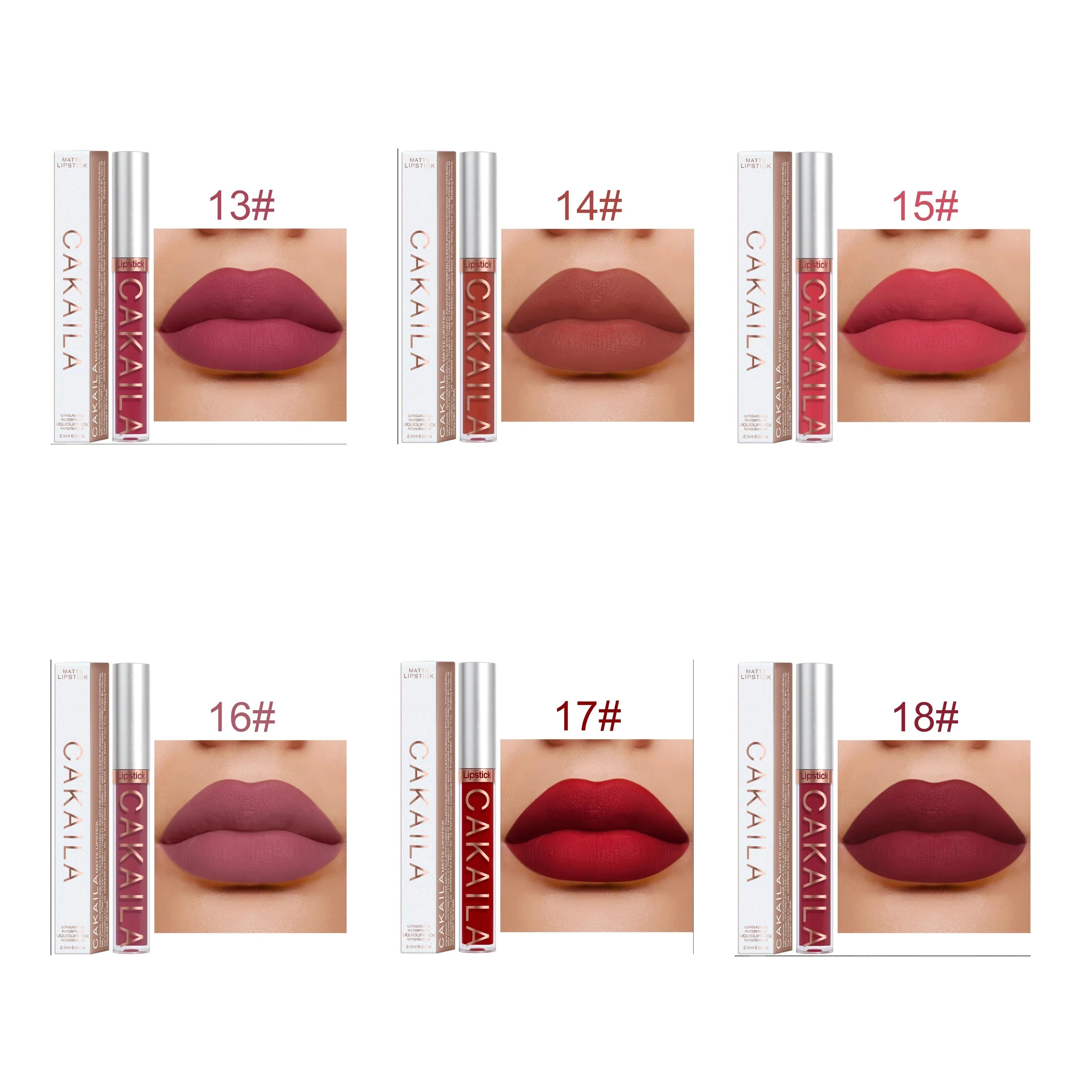 18 Color Lipstick Matte Non-stick Cup Waterproof Lip Gloss Lootquake LLC