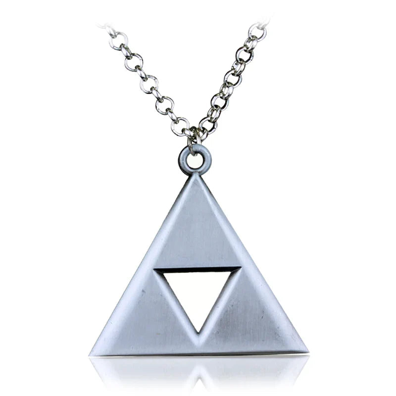 Breath of the Wild Vintage Necklace for Men Women LoZ Game Triforce Triangle Amulet Choker Necklace Cosplay Party Jewelry Gifts Lootquake LLC