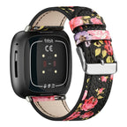 Fitbit Versa & Sense Leather Band - Stylish Durable Design - SJB-DIAMOND ELITES