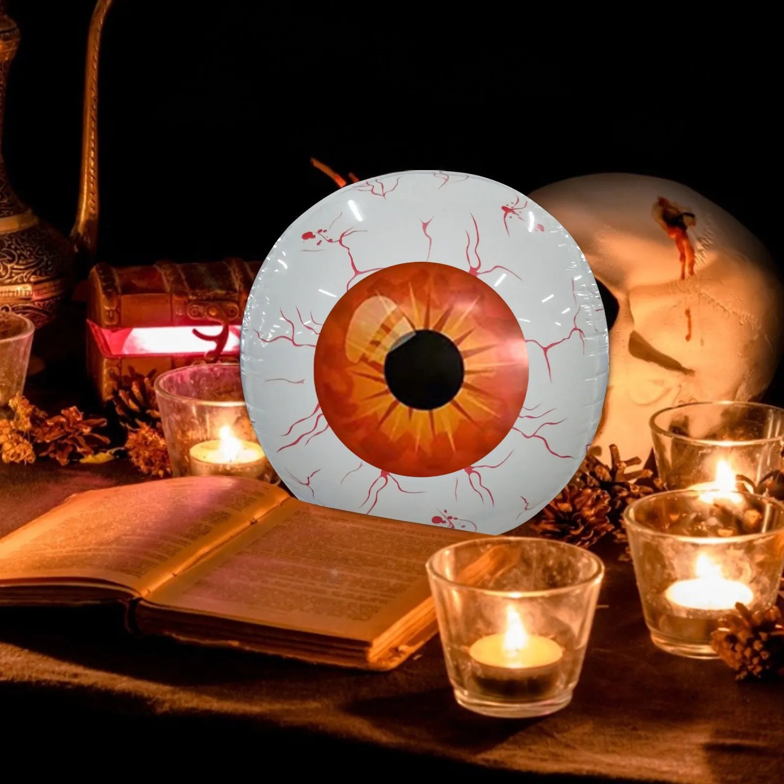 Halloween Inflatables Eyeball Decorations  Bloodshot Eyeballs Indoor Outdoor And Garden Halloween Decors Festival Decorations Lootquake LLC
