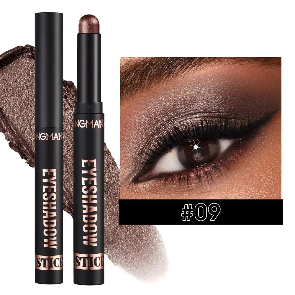1PC Waterproof Pearlescent Eyeshadow Pencil Stick 8 Colors Lasting Glitter Shimmer Eye Shadow Highlighter Pen Eyes Makeup Tools Lootquake LLC