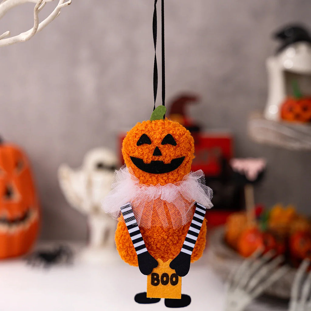 Halloween Hanging Decor - Spooky Black Cat Pumpkin Ghost Skull Ornament for Home Party Lootquake LLC