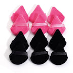 MAANGE 10/12 Pcs Triangle Powder Puff Wet Dry Use For Loose Powder Liquid Cosmetic Soft Plush Powder Puff Makeup Foundation Lootquake LLC