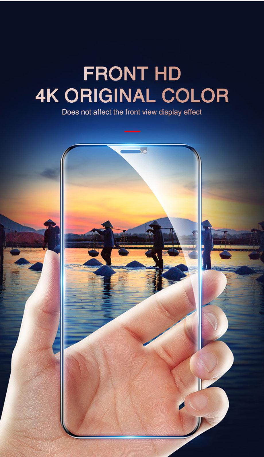 200D Anti Glare Tempered Glass For iPhone 13 12 11 14 Pro Max Mini Privacy Screen Protector iPhone 14 7 8 Plus XR X Screen Glass Anti Spy Tempered Glass Screen Protector Full Coverage Stevvex