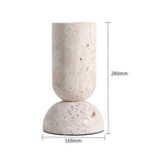 Travertine Sculptures and Figurines Archway Shape Statue for Shelf Coffee Table TV Cabinet Bookshelf Living Room Home Decoration