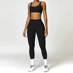 ElevateFit 2-Piece Yoga Ensemble: Comfort Meets Style THRIXINE