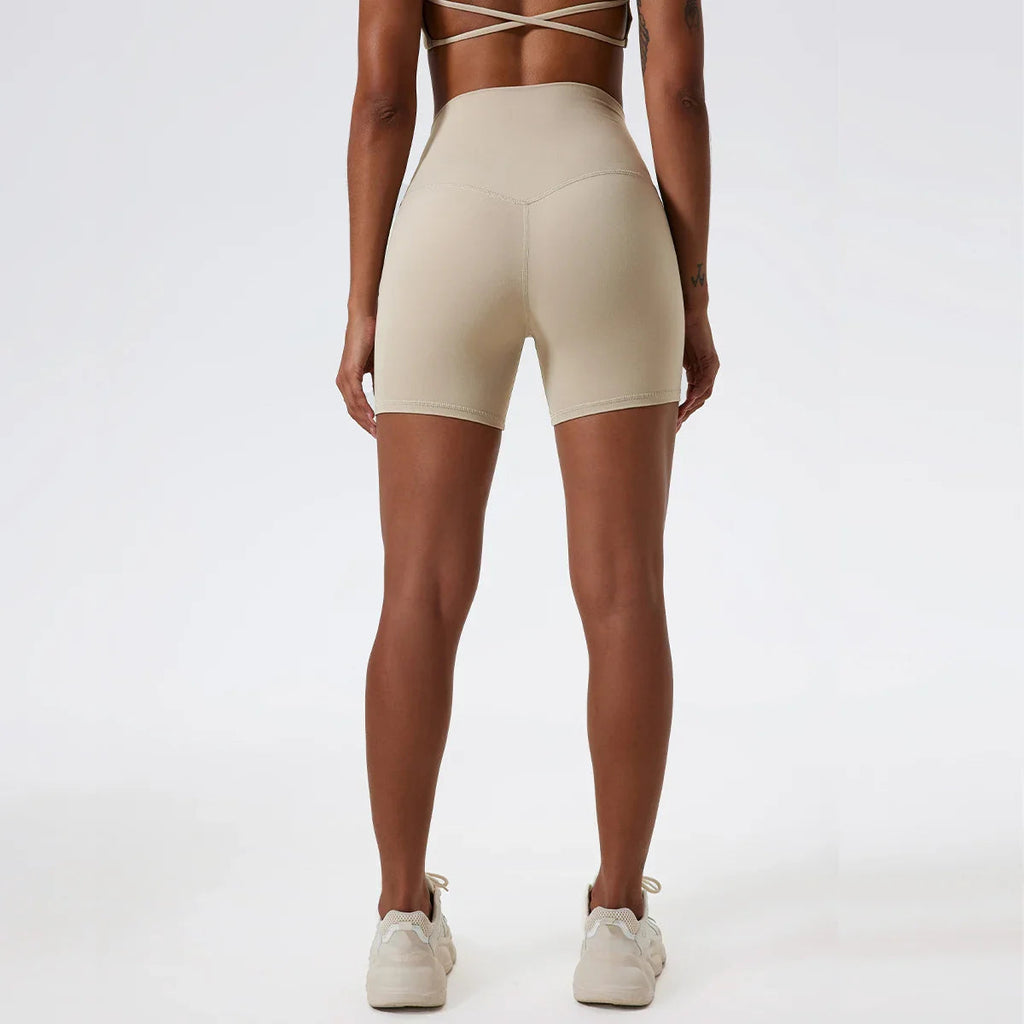 Ultra Comfort High-Waist Yoga Shorts THRIXINE