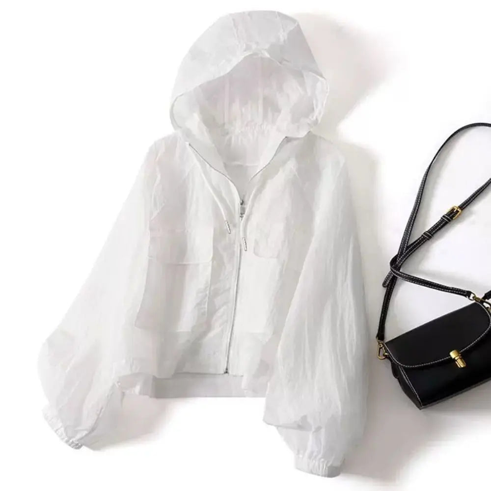 SunGuard Breeze: Women's UV-Protective Quick-Dry Jacket THRIXINE
