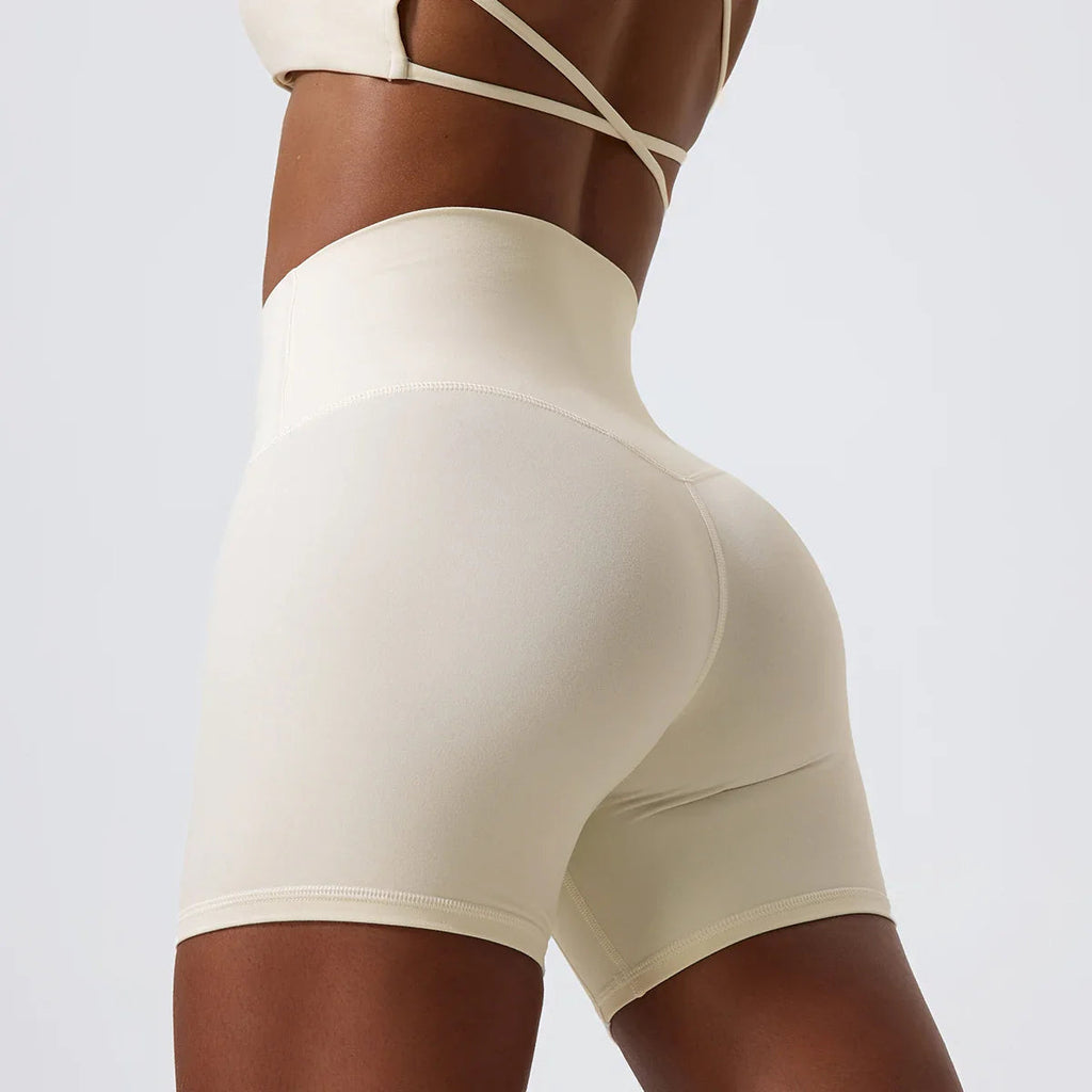 Ultra Comfort High-Waist Yoga Shorts THRIXINE